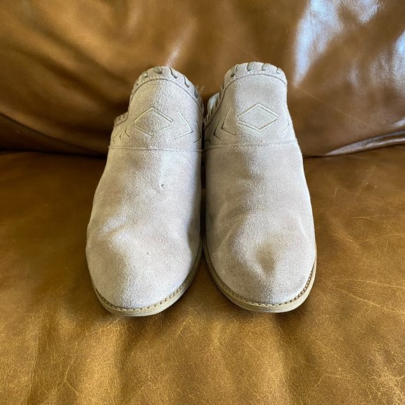 EURO SOFT Suede Mules Size 9 - Picture 1 of 3